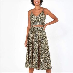 Farm Rio Jaguar Skirt Set in Leopard